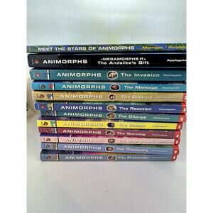 Animorphs Paperback Books Series Lot of 12 K.A. Applegate 1 4 6 12 13 15 16 17